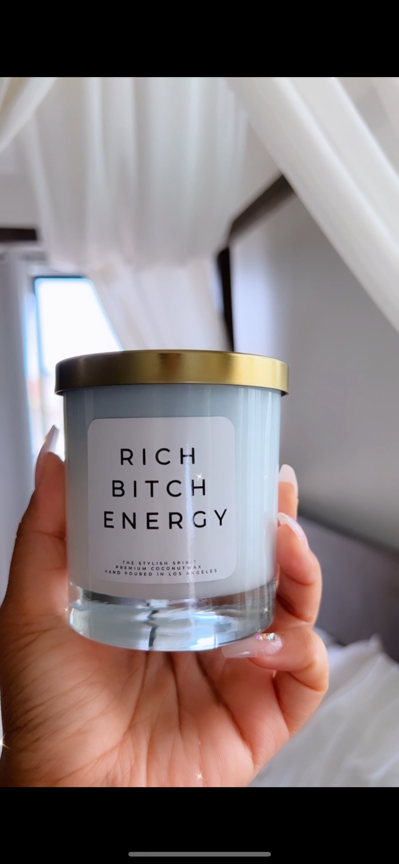 Rich B!tch Energy Candle